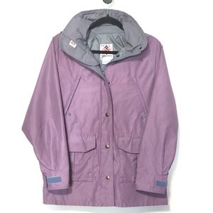 Vintage Columbia Gore-Tex 80's 90's Field Ski Rain Hooded Jacket Women's Small